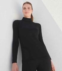 SF Clothing Ladies Feel Good Stretch Roll Neck TShirt