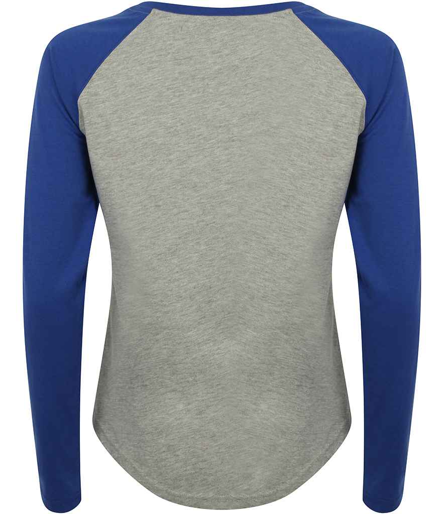 SF Clothing Ladies Long Sleeve Baseball TShirt