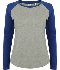SF Clothing Ladies Long Sleeve Baseball TShirt