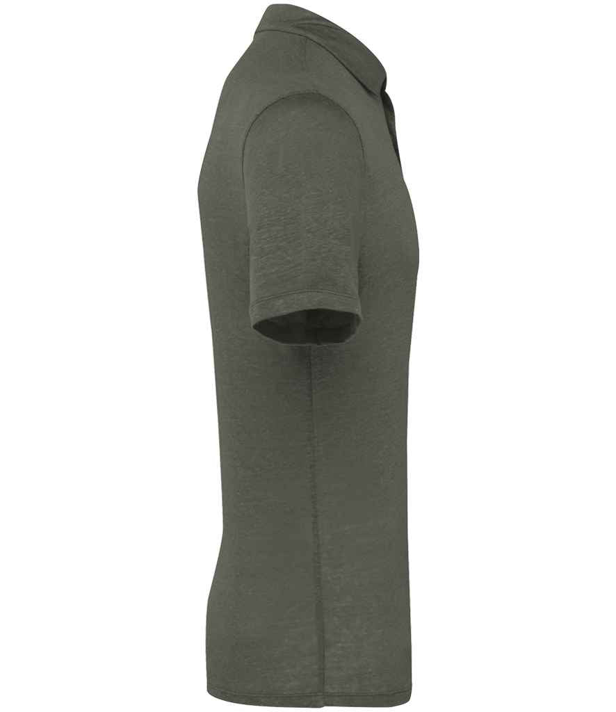 Spasso Knitted Linen Polo Shirt