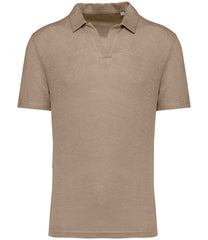 Spasso Linen Polo Shirt