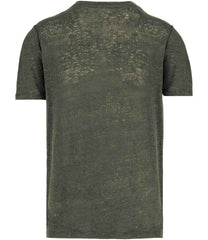 Spasso Crew Neck Linen TShirt