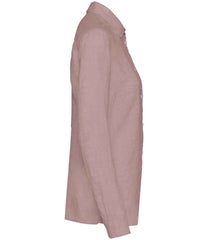 Spasso Ladies Long Sleeve Linen Shirt