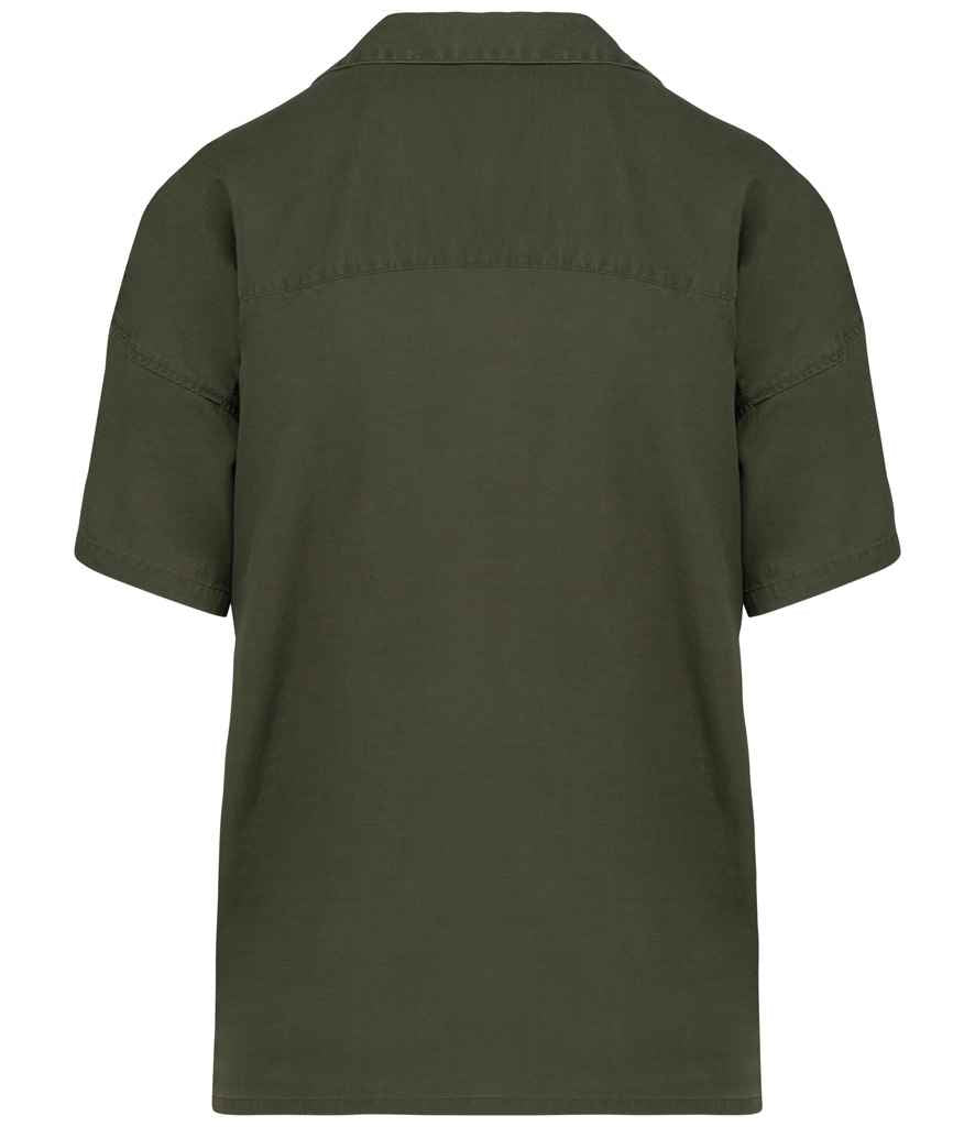 Spasso Ladies Short Sleeve Oversized TENCEL Shirt