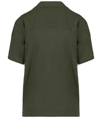 Spasso Ladies Short Sleeve Oversized TENCEL Shirt