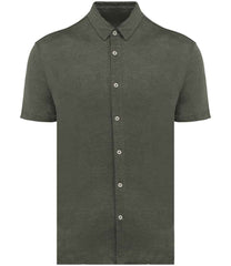 Spasso Short Sleeve Linen Shirt