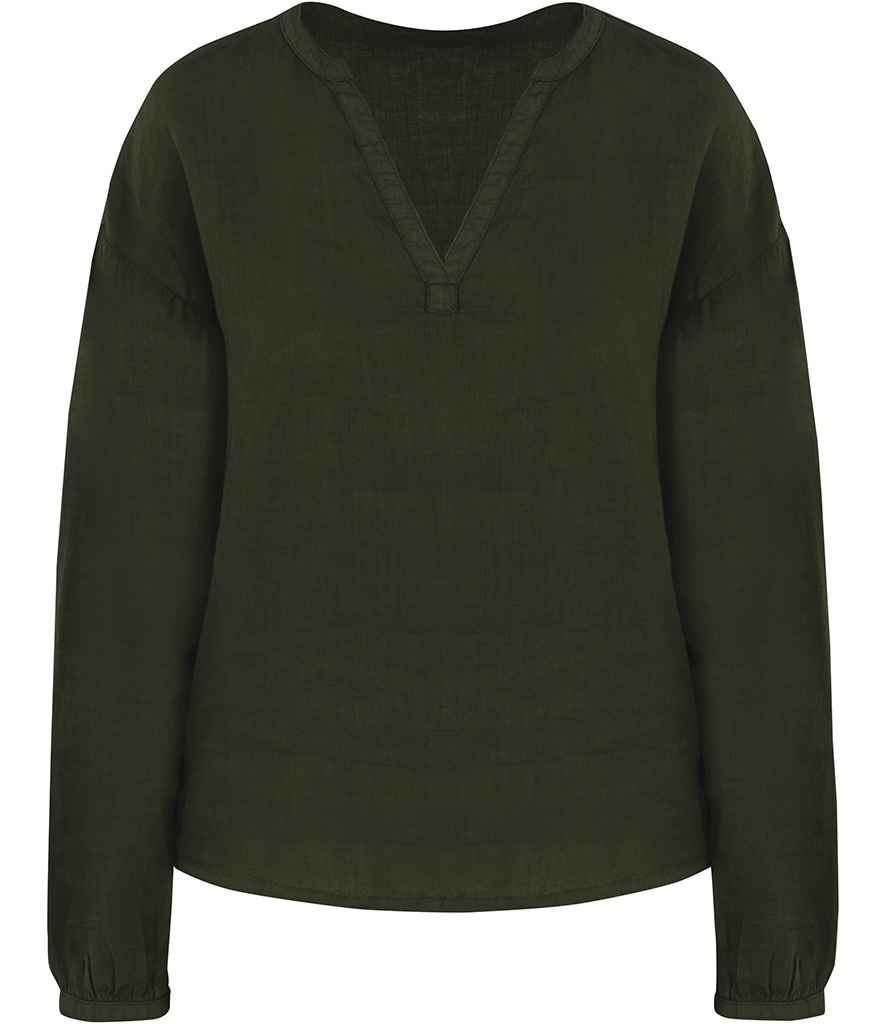 Spasso Ladies Linen Blouse