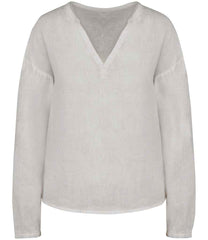 Spasso Ladies Linen Blouse