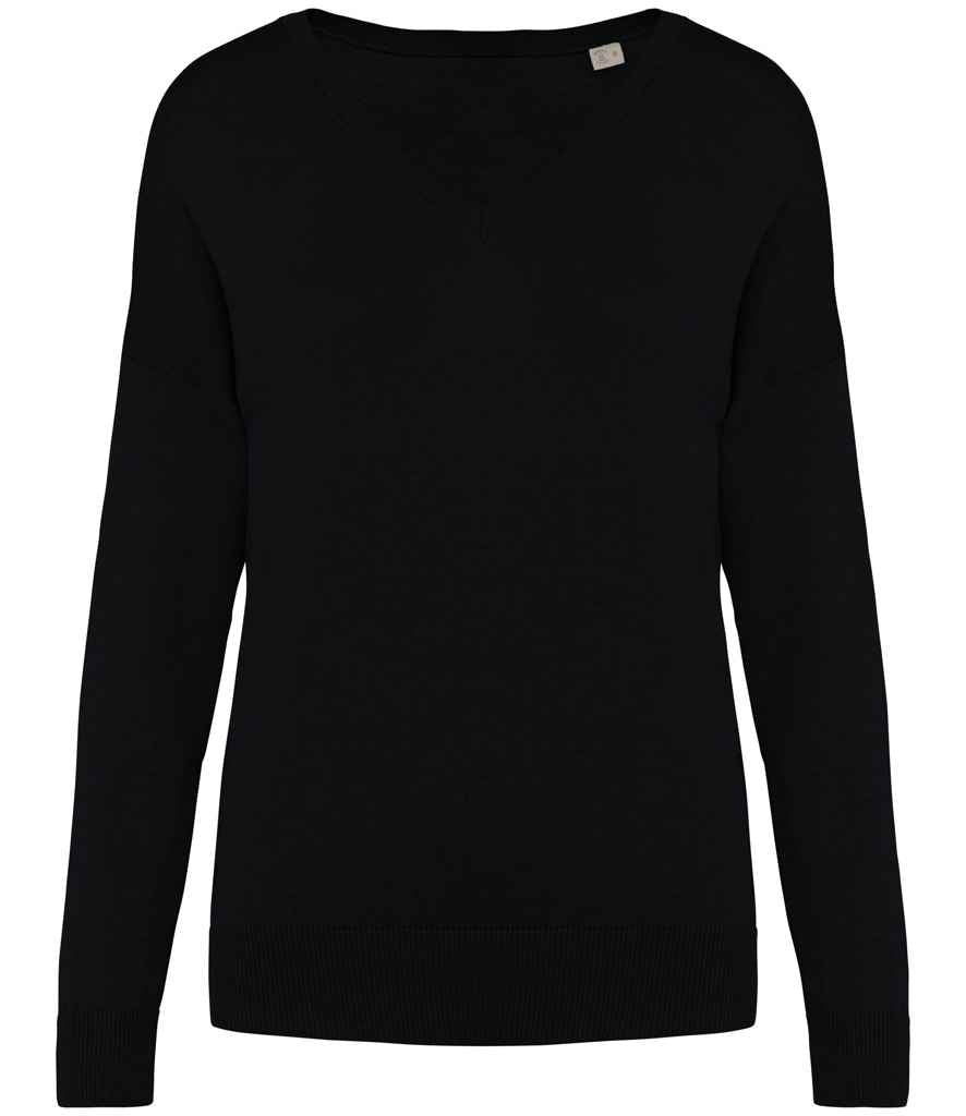 Spasso Ladies TENCEL V Neck Sweater