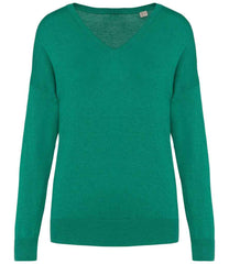 Spasso Ladies TENCEL V Neck Sweater
