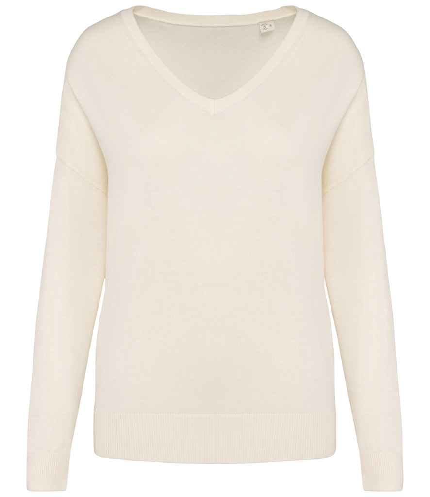 Spasso Ladies TENCEL V Neck Sweater