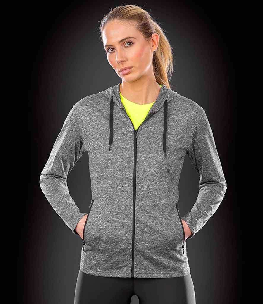 Spiro Ladies Hooded TShirt Jacket