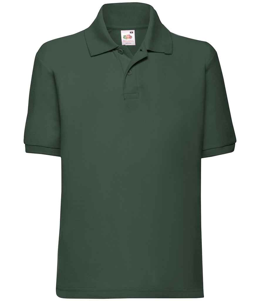 Fruit of the Loom Kids PolyCotton Piqu Polo Shirt