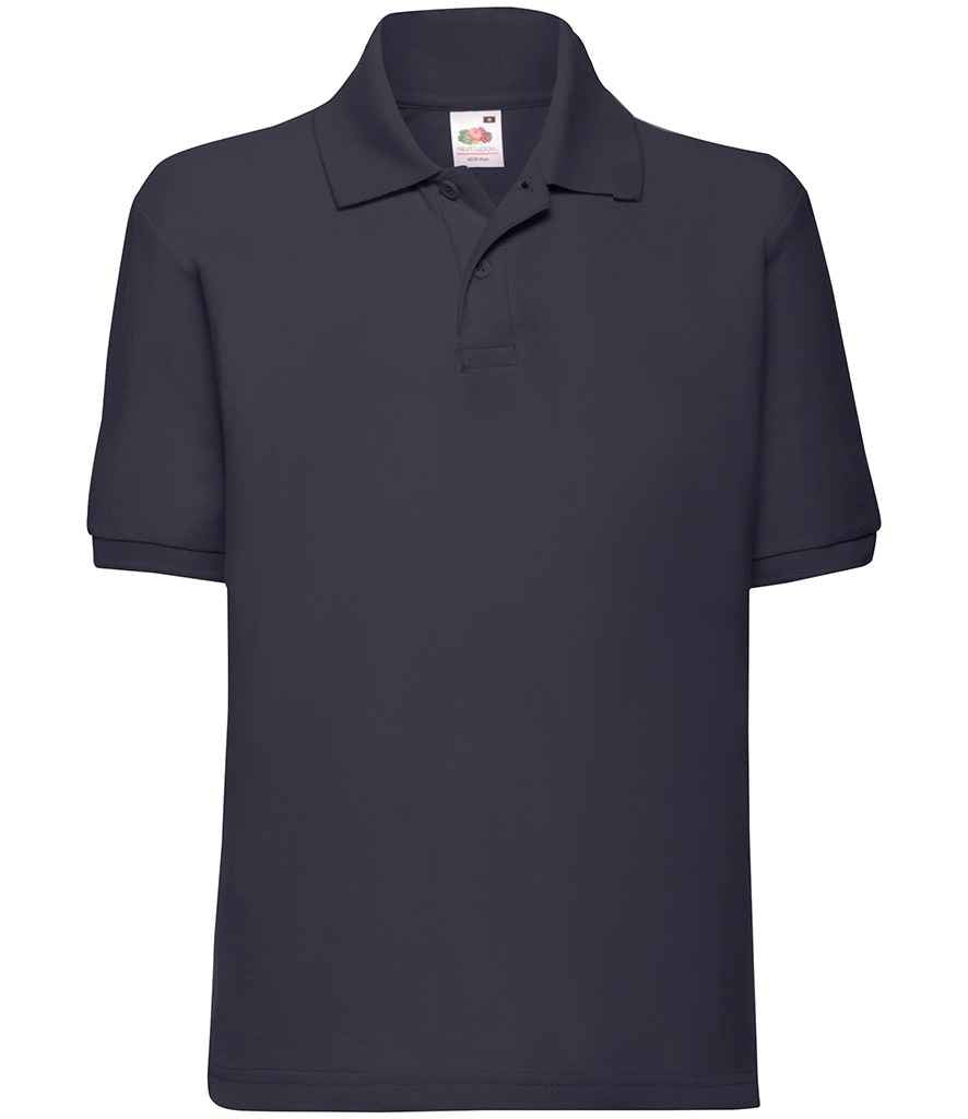 Fruit of the Loom Kids PolyCotton Piqu Polo Shirt
