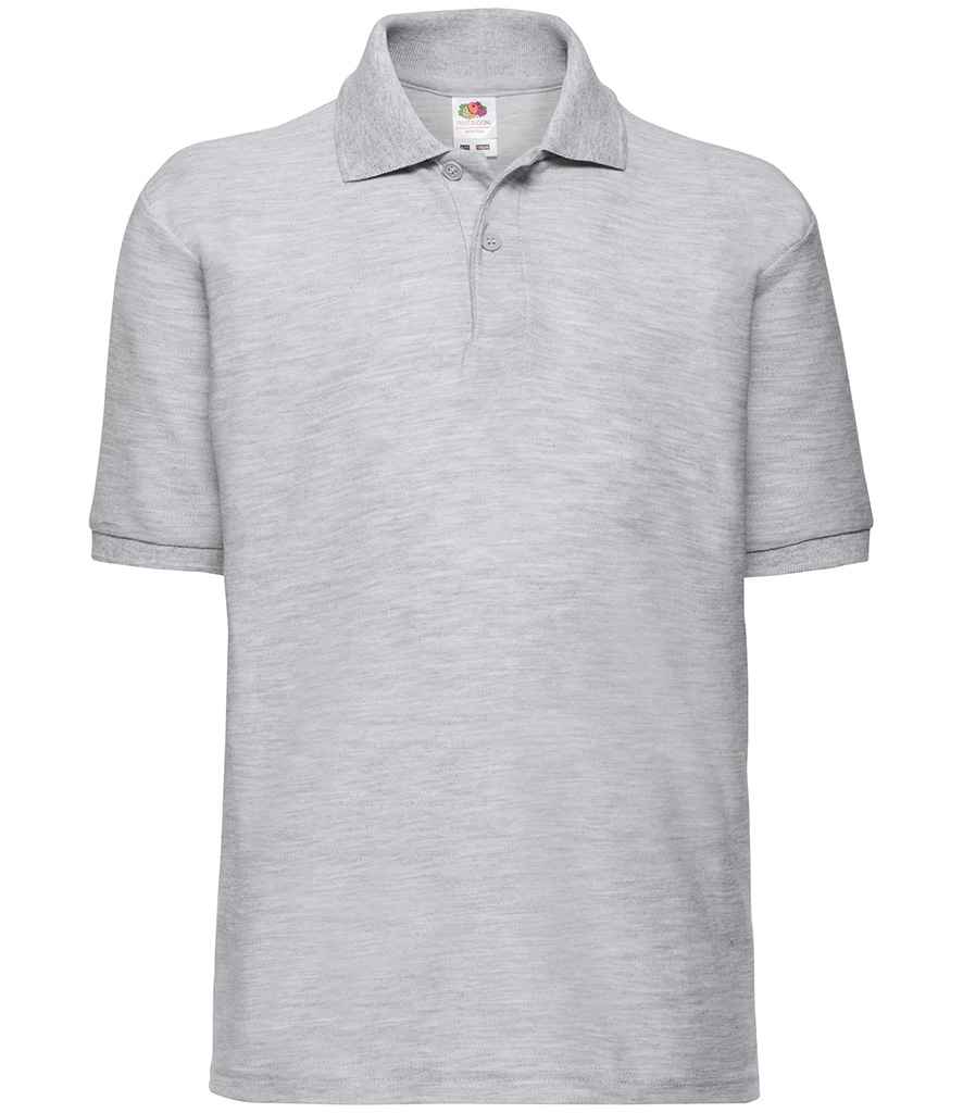 Fruit of the Loom Kids PolyCotton Piqu Polo Shirt