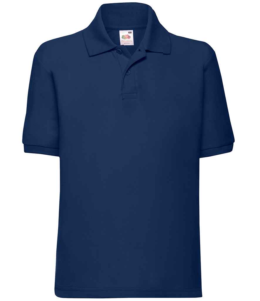 Fruit of the Loom Kids PolyCotton Piqu Polo Shirt