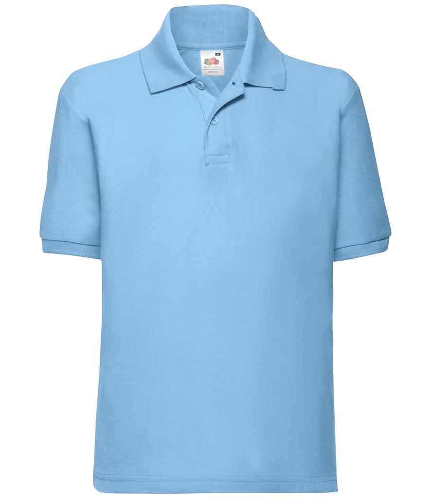 Fruit of the Loom Kids PolyCotton Piqu Polo Shirt
