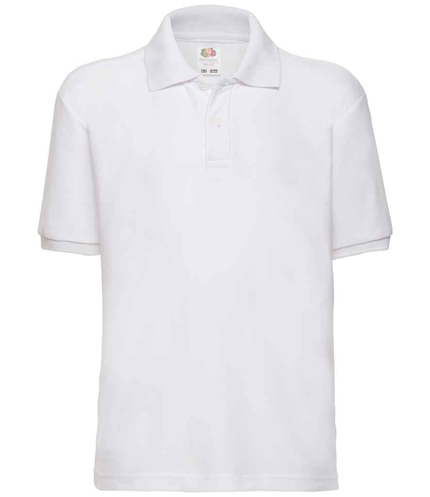 Fruit of the Loom Kids PolyCotton Piqu Polo Shirt