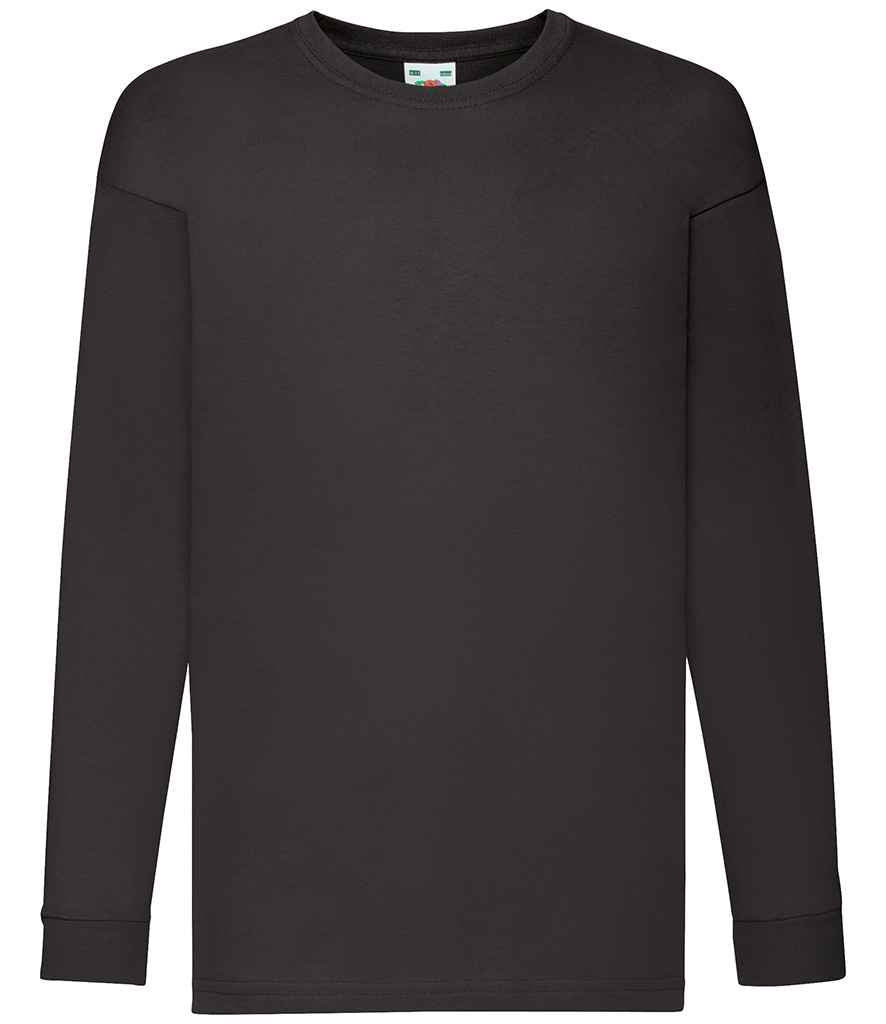 Fruit of the Loom Kids Long Sleeve Value TShirt