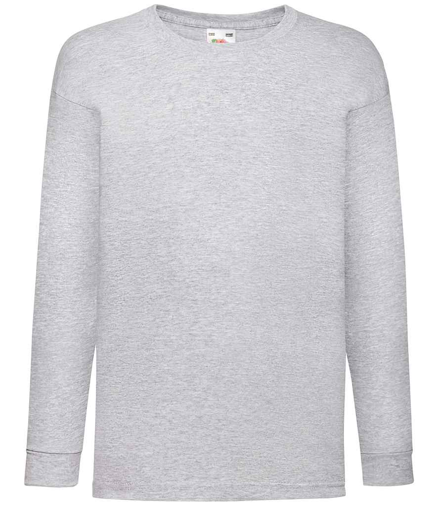 Fruit of the Loom Kids Long Sleeve Value TShirt