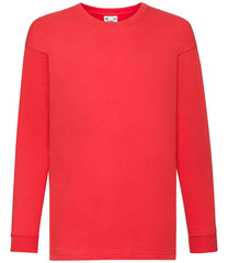 Fruit of the Loom Kids Long Sleeve Value TShirt