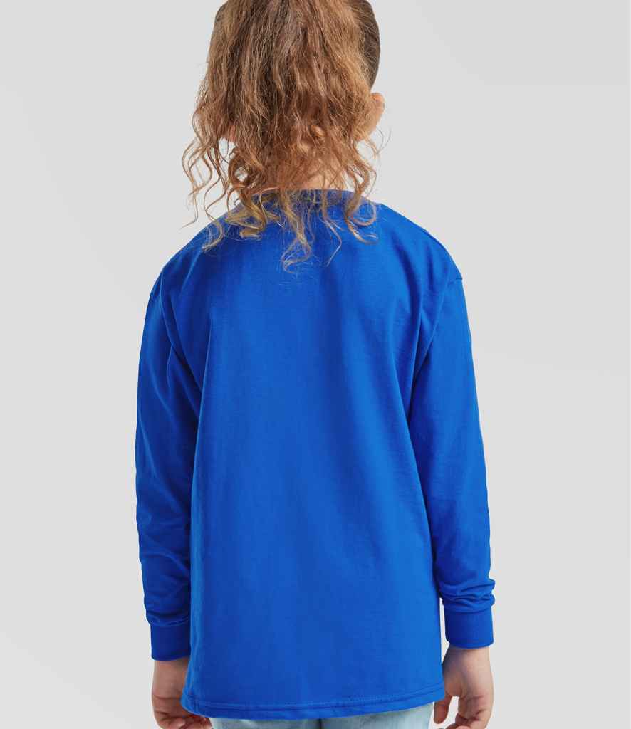 Fruit of the Loom Kids Long Sleeve Value TShirt