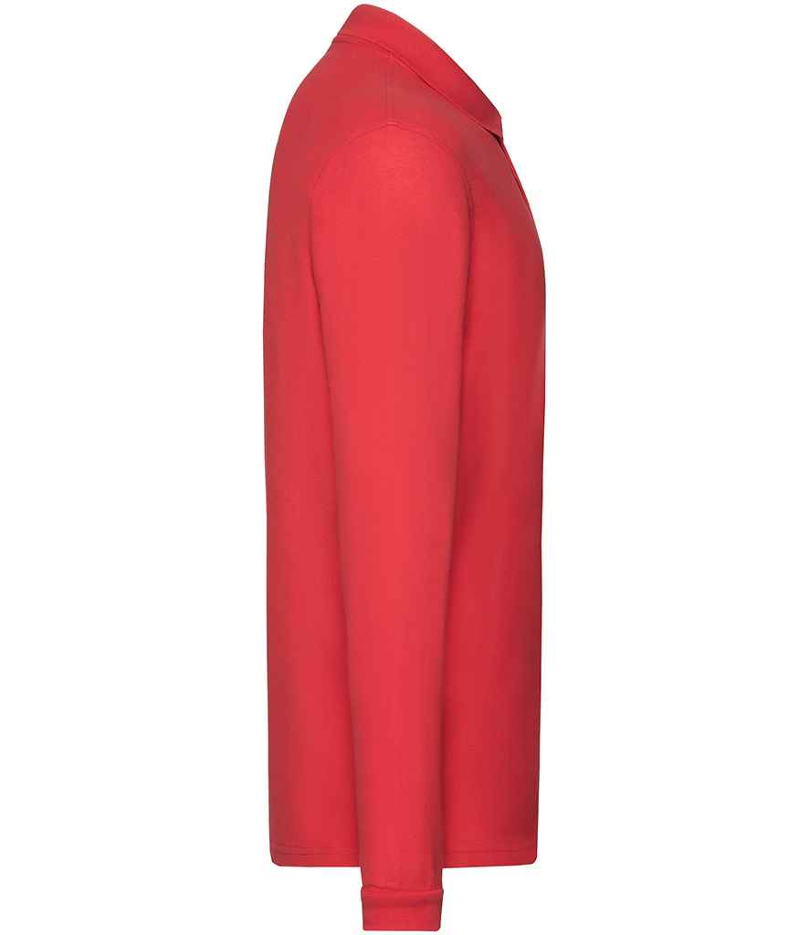 Fruit of the Loom Premium Long Sleeve Cotton Piqu Polo Shirt