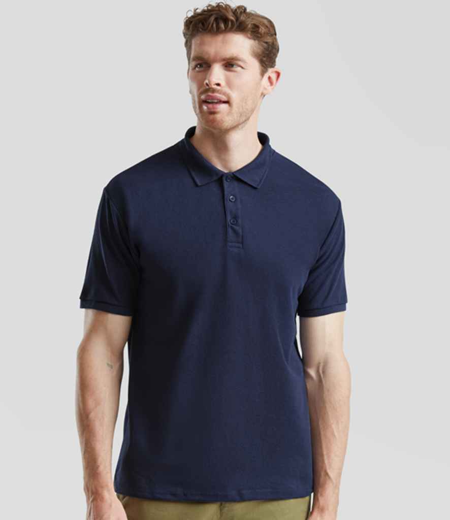 Fruit of the Loom Heavy PolyCotton Piqu Polo Shirt