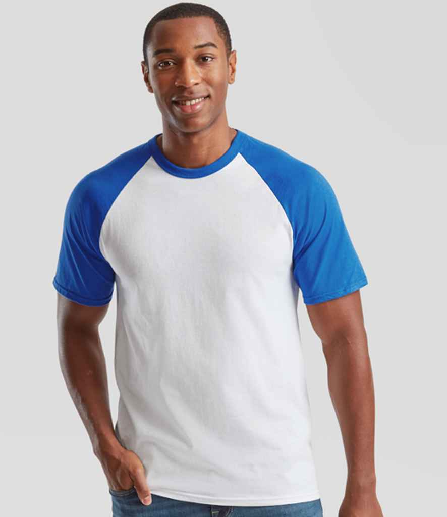 Fruit of the Loom Contrast Baseball TShirt