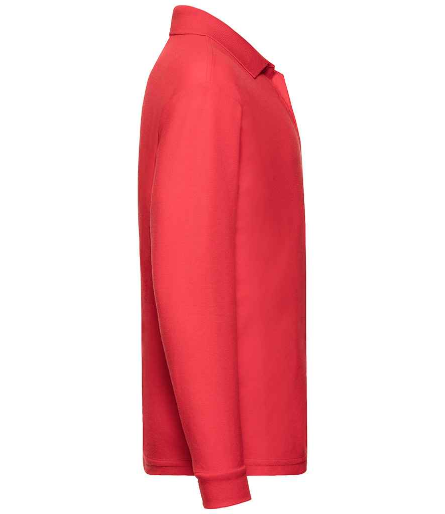Fruit of the Loom Kids Long Sleeve PolyCotton Piqu Polo Shirt