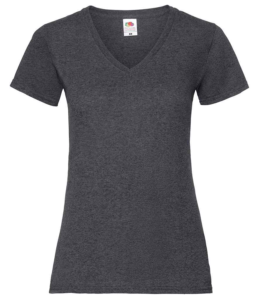 Fruit of the Loom Lady Fit Value V Neck TShirt