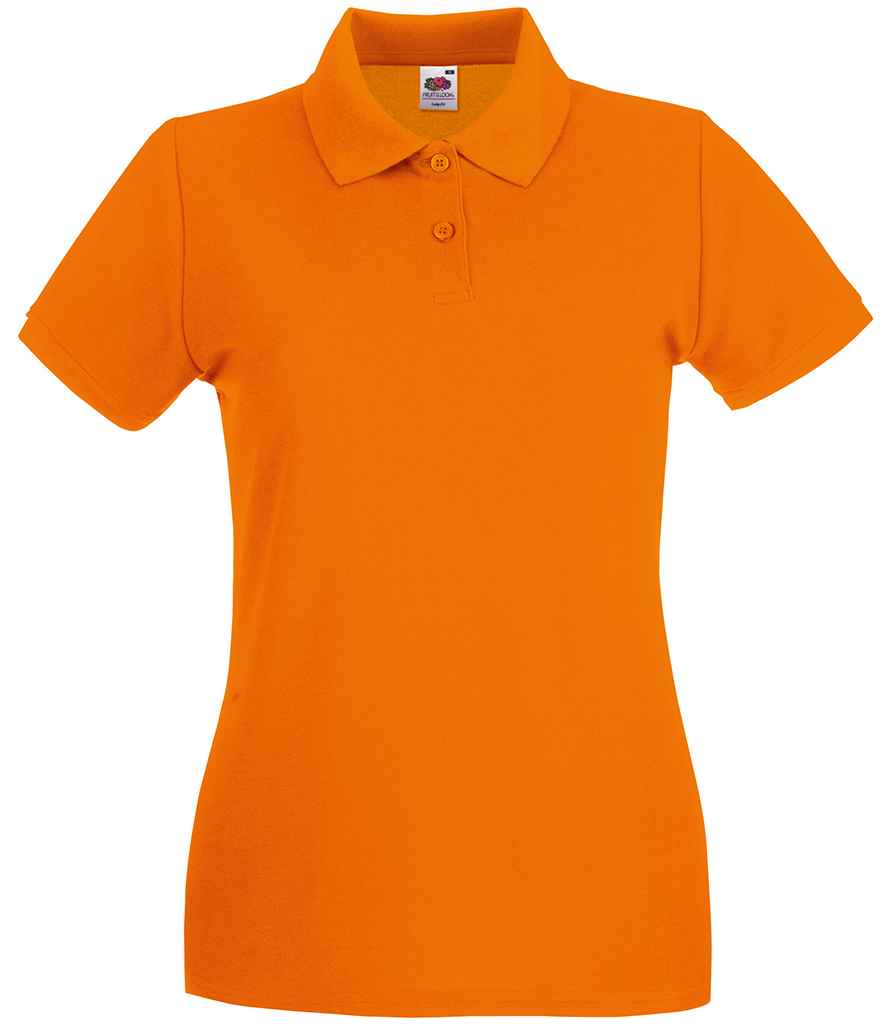 Fruit of the Loom LadyFit Premium Cotton Piqu Polo Shirt