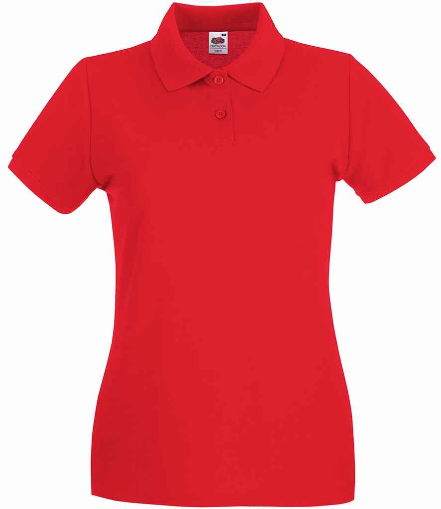 Fruit of the Loom LadyFit Premium Cotton Piqu Polo Shirt