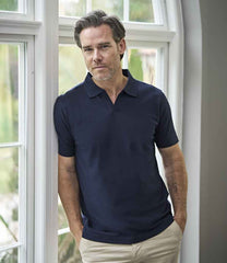 Tee Jays Luxury Stretch V Neck Polo Shirt