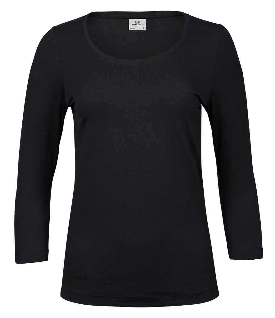 Tee Jays Ladies Stretch 34 Sleeve TShirt