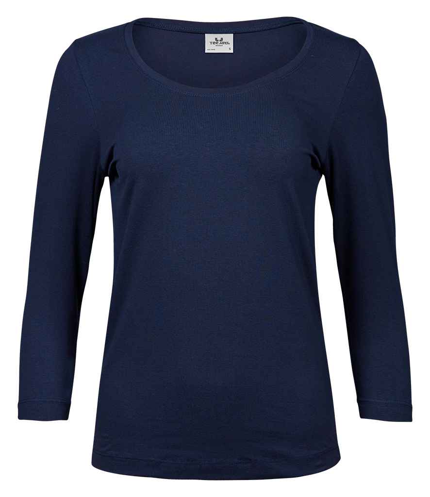 Tee Jays Ladies Stretch 34 Sleeve TShirt