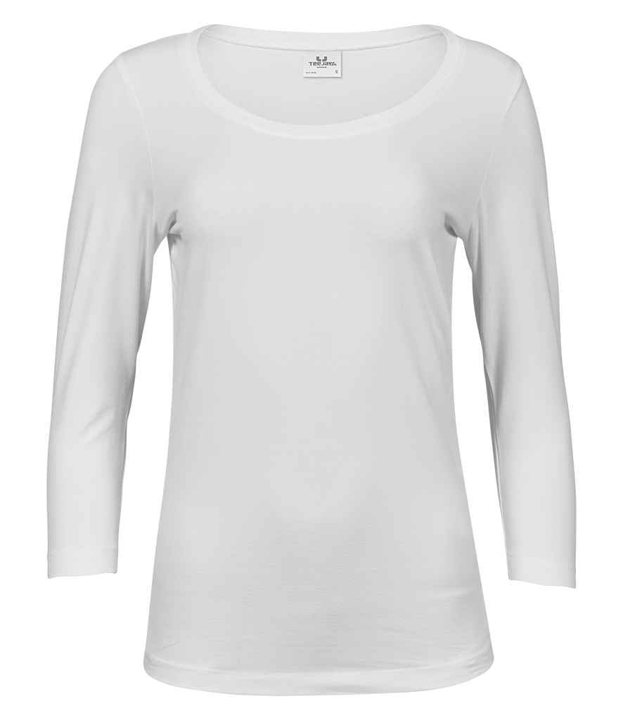 Tee Jays Ladies Stretch 34 Sleeve TShirt