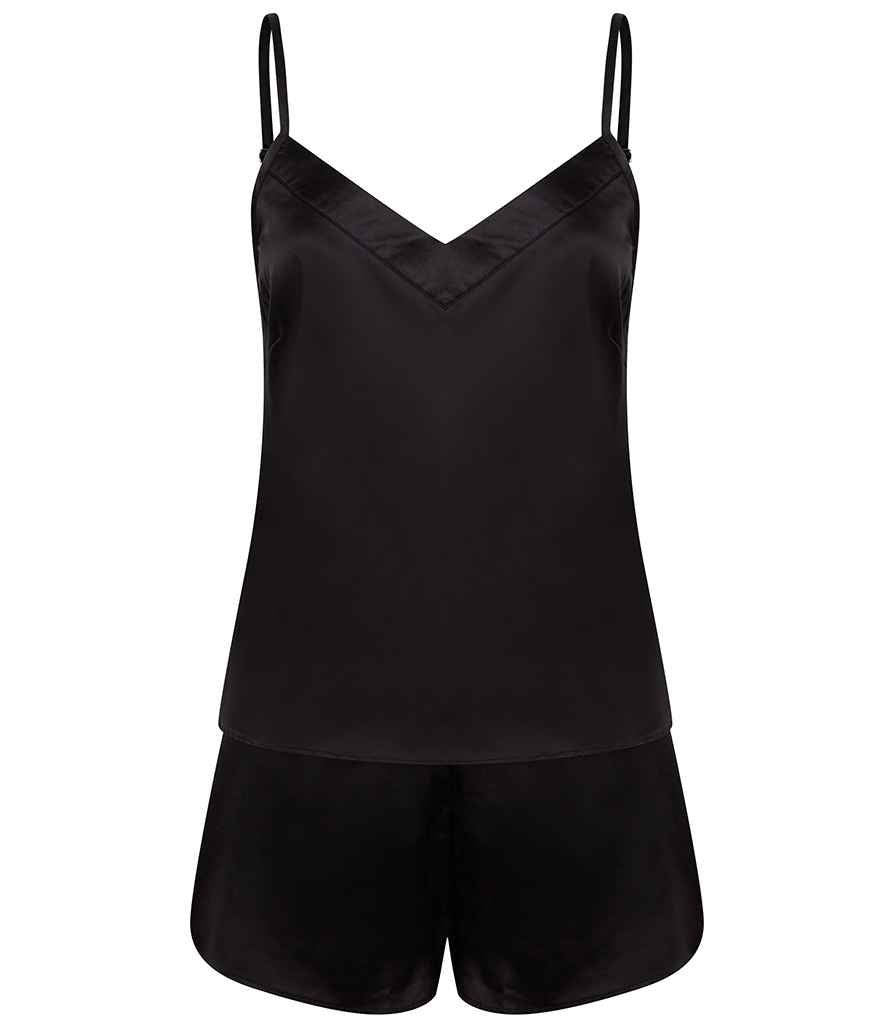 Towel City Ladies Satin Cami Short PJs