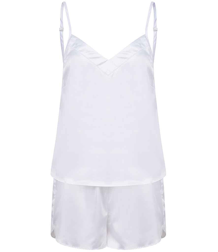Towel City Ladies Satin Cami Short PJs