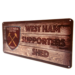 West Ham United FC Shed Sign