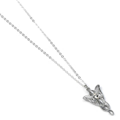 The Lord Of The Rings Silver Plated Necklace Evenstar