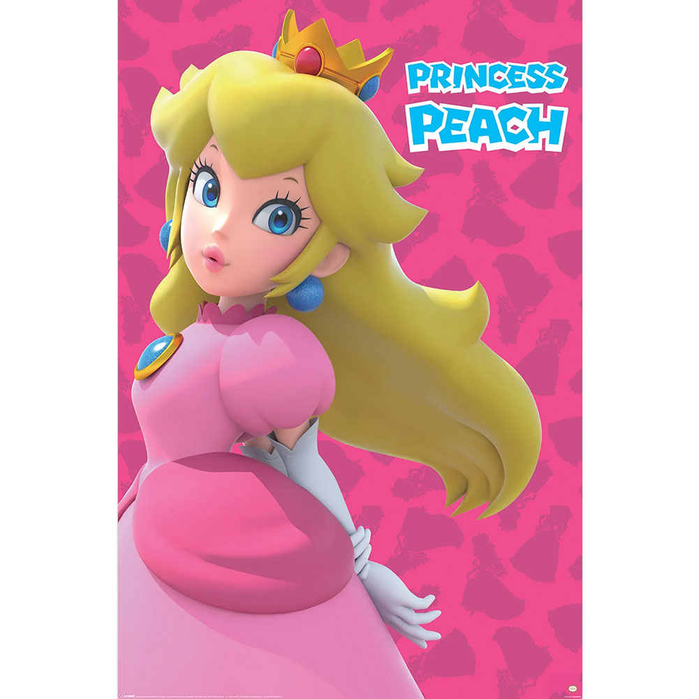 Tm Princess Super Mario Princess Peach Poster 109 – Trident