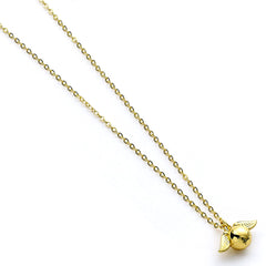 Harry Potter Gold Plated Cute Golden Snitch Necklace