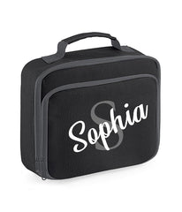 Personalised Initial Lunch Bag Boys Girls Insulated Children School Dinner Box