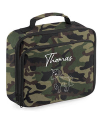 Personalised Unicorn Lunch Box Custom Name School Kids Boys Girls Insulated Bag