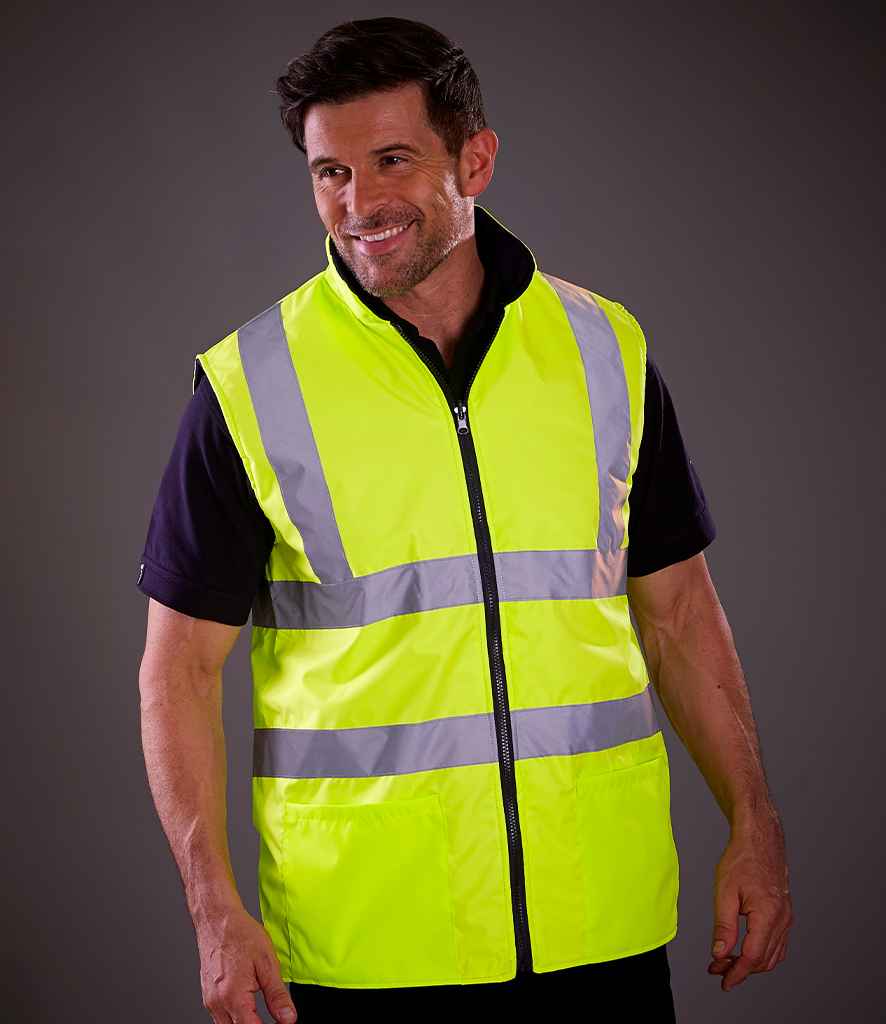 Yoko HiVis Reversible Fleece Bodywarmer