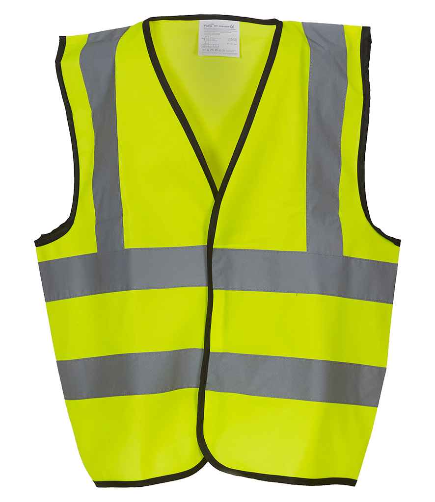Yoko Kids HiVis Two Band and Braces Waistcoat