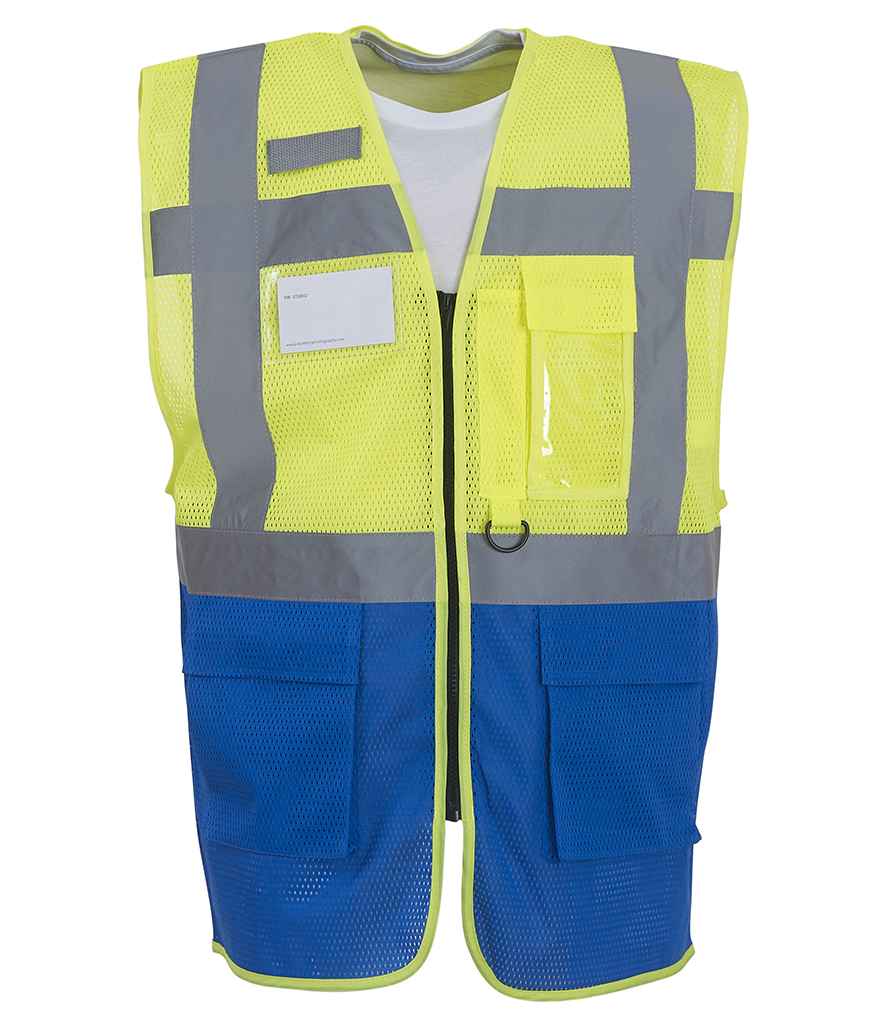 Yoko HiVis Top Cool Open Mesh Executive Waistcoat