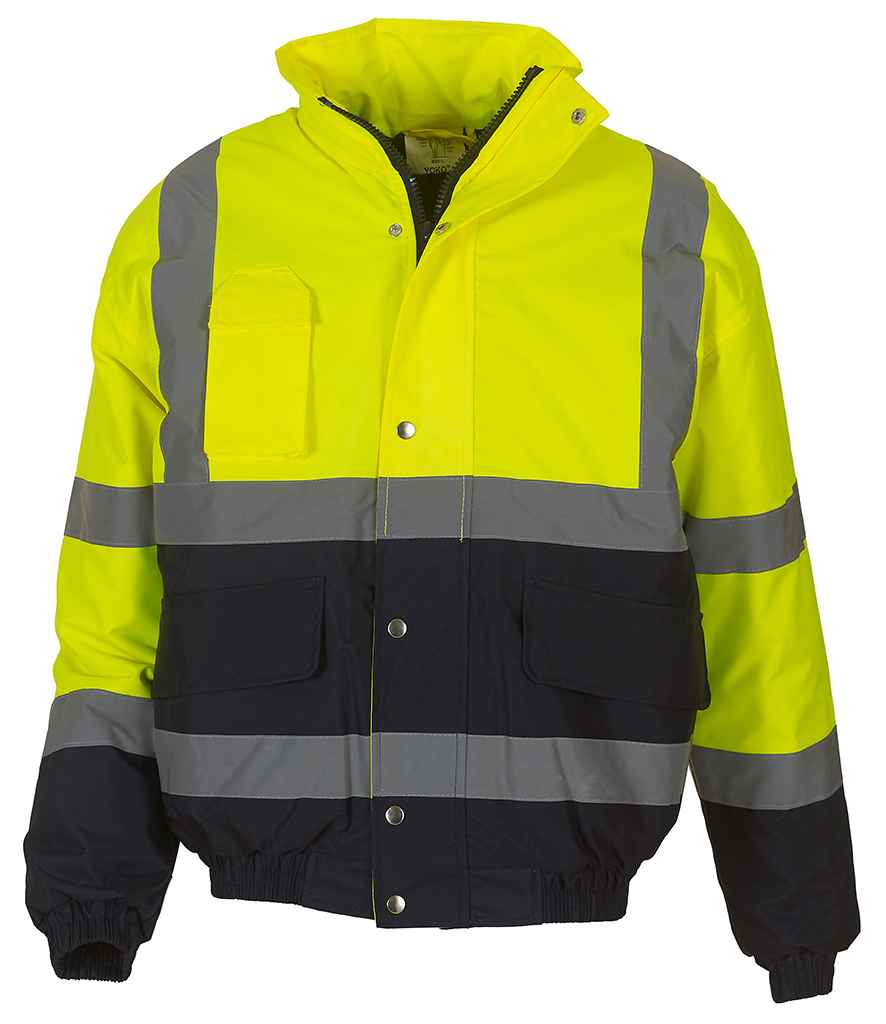 Yoko HiVis Two Tone Bomber Jacket
