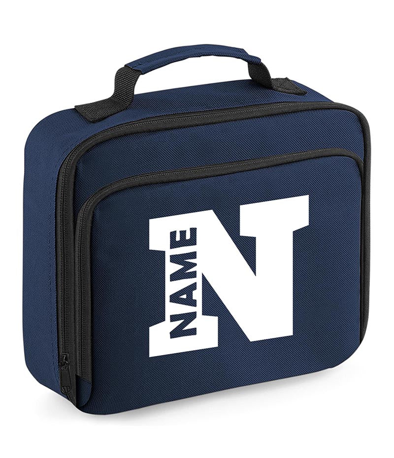 Personalised Name Lunch Bag Boys Girls Insulated Children School Dinner Box